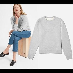 Everlane French terry grey sweatshirt